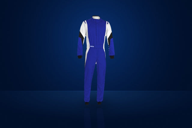 Sparco Competition Pro Race Suit – Blue / White / Black
