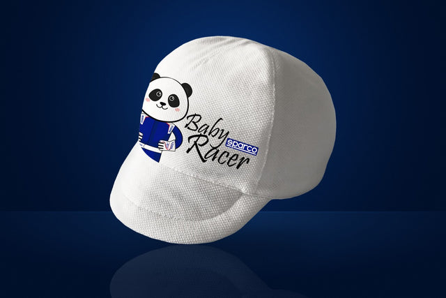 Sparco Sparky Kids Peaked Hat – White