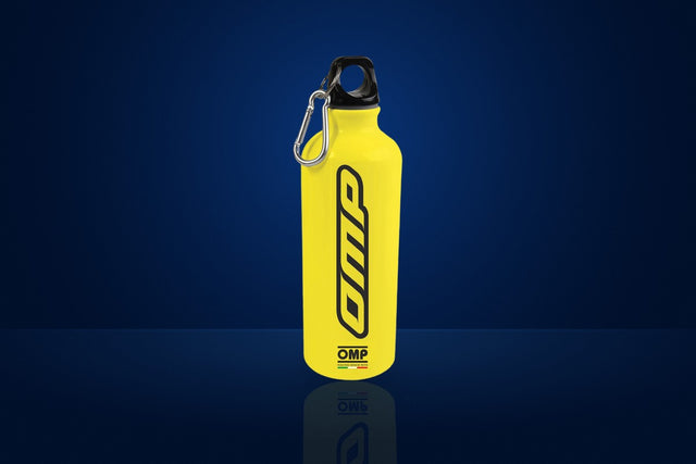 OMP Aluminium Bottle, 800 ml (with Carabiner) – Yellow