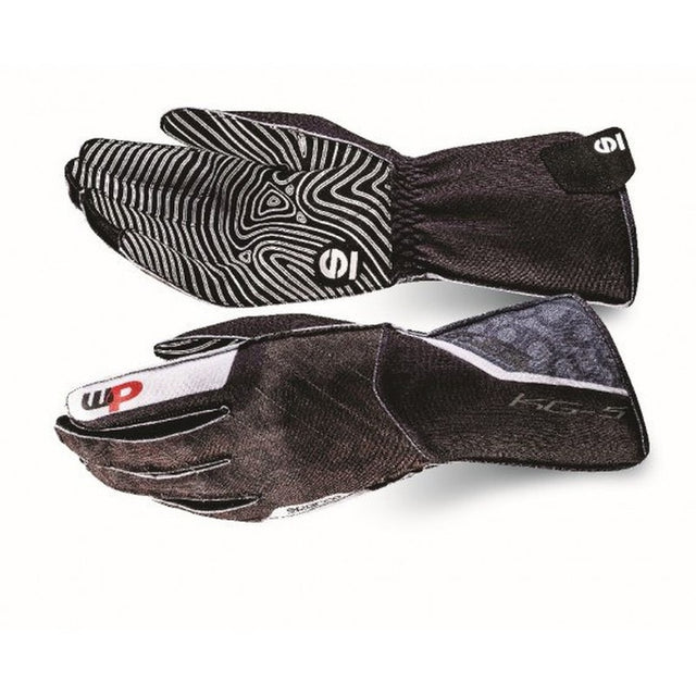 Sparco Motion KG-5WP Karting Gloves – Black / Grey