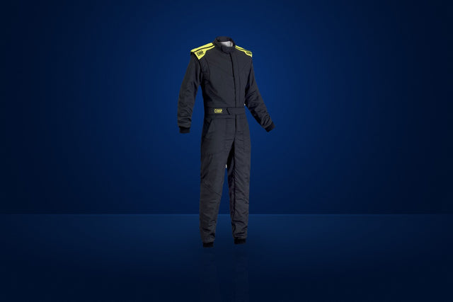 OMP First-S Race Suit (2019 MY) – Anthracite / Fluo Yellow