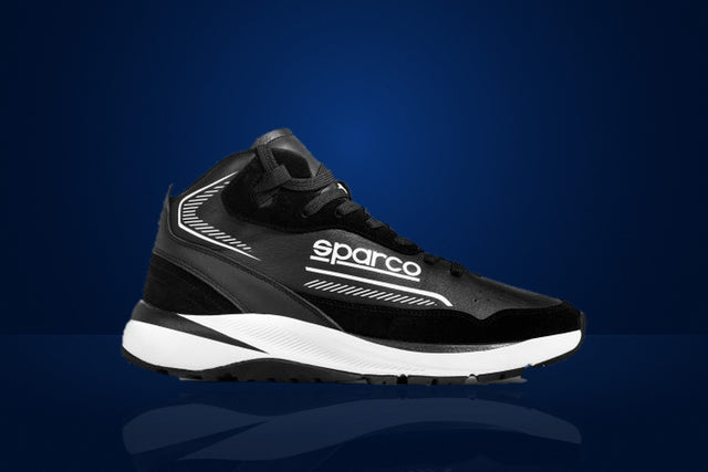 Sparco Fast Mechanic Shoes – Black / White