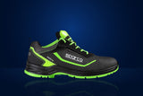 Sparco Indy-E S3 ESD Mechanic Shoes – Black / Fluo Green