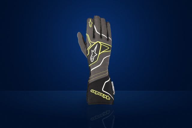 Alpinestars TECH-1 ZX v2 Racing Gloves – Anthracite / Fluo Yellow