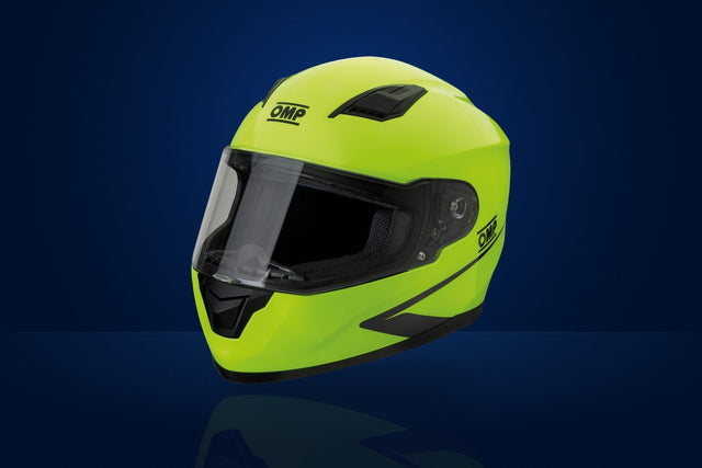 OMP Circuit EVO Karting Helmet (ECE 22.05) – Fluo Yellow