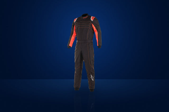 Alpinestars KMX-9 v2 Karting Suit – Black / Fluo Red