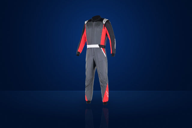 Alpinestars Atom Race Suit – Anthracite / Red / Black