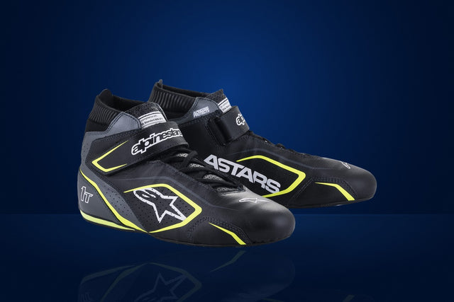 Alpinestars TECH-1 T v3 Racing Shoes – Black / Grey / Yellow