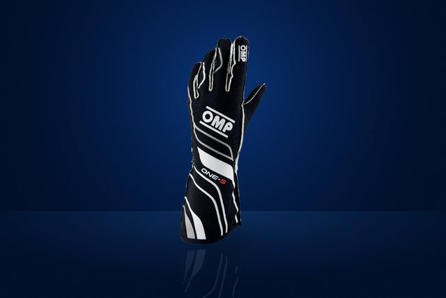 OMP One-S Racing Gloves (2020 MY) – Black / White