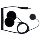 ZeroNoise Headset for Full-Face Helmets (Male Nexus 4-Pin, Built-in Speakers) – Black