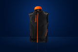 Sparco Tech Light Vest – Black / Fluo Orange