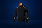 Sparco Tech Jacket – Black / Fluo Orange