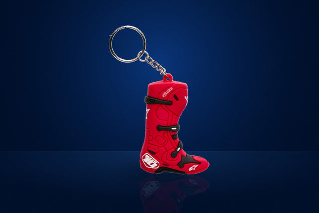 Alpinestars Moto Boot Keychain – Red