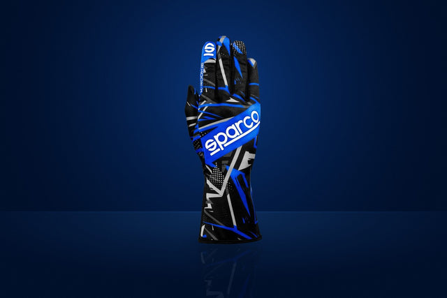 Sparco K-Rookie Karting Gloves – Black / Blue