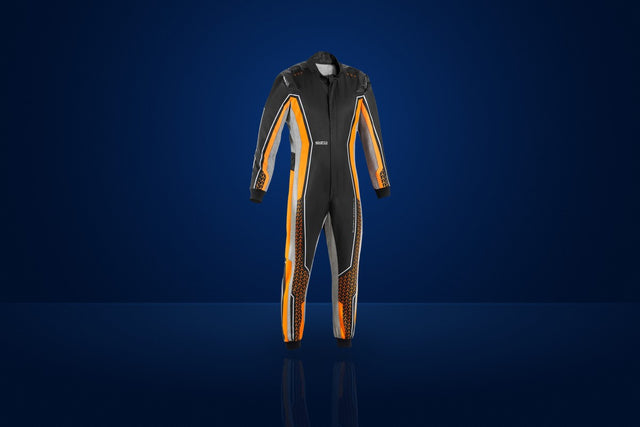 Sparco Superleggera-K Karting Suit – Black / Fluo Orange