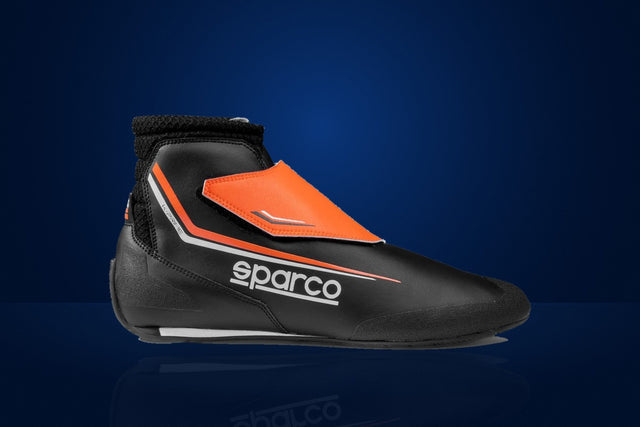 Sparco K-Prime Karting Shoes – Black / Fluo Orange