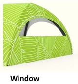 RedX EMX Wall with Window (for 6 x 6 m Inflatable Tent) – White