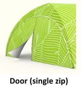 RedX EMX Wall with Door, 1 Zip (for 6 x 6 m Inflatable Tent) – White