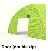 RedX EMX Wall with Door, 2 Zips (for 6 x 6 m Inflatable Tent) – White
