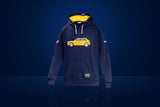 Sparco Lancia Hoodie – Navy / Yellow