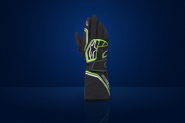 Alpinestars Tempest v3 S WP Karting Rain Gloves – Black / Fluo Green