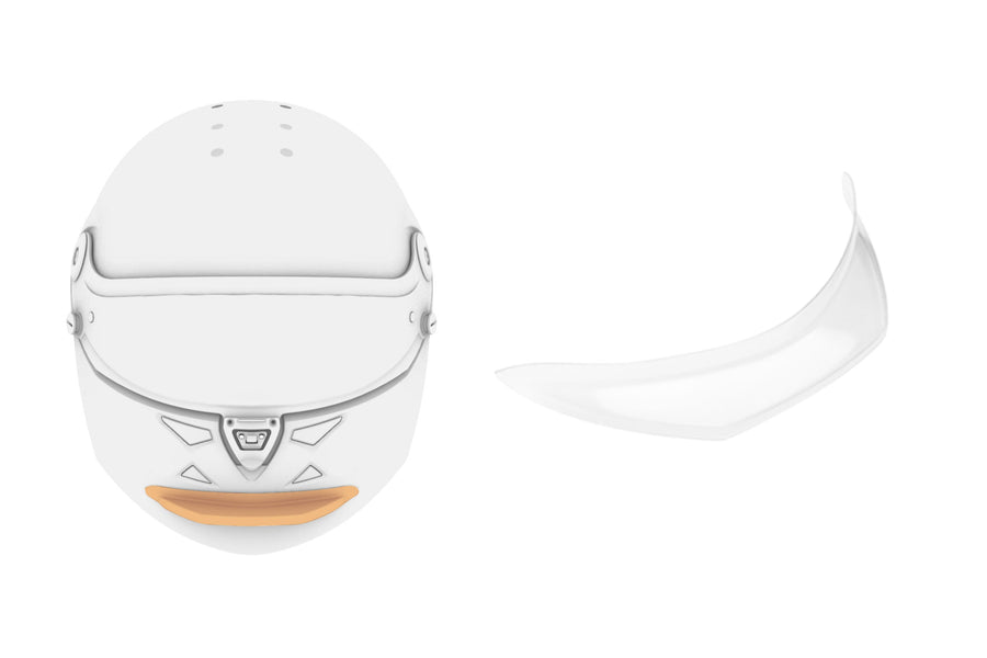 Schuberth Chin Spoiler Clear Prep. with Tape SF3/SP1