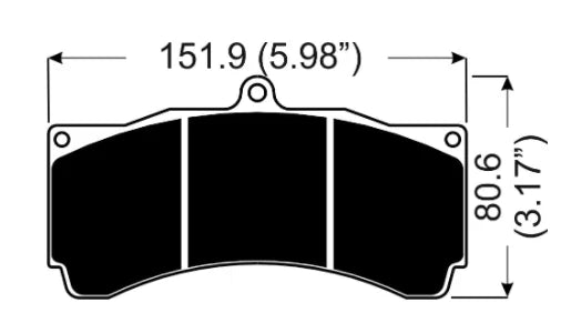AP Racing CP3558D54 Brake Pads, 25 mm