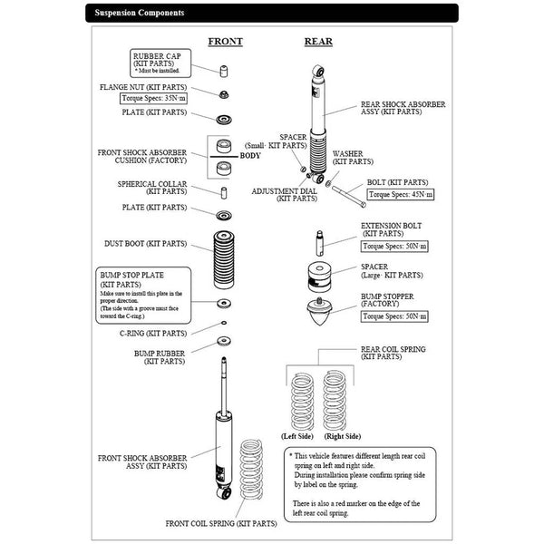 HKS Coilover Kit Hipermax G+ (Lift Up) for Suzuki Jimny Nomade (JC74W) 2025-