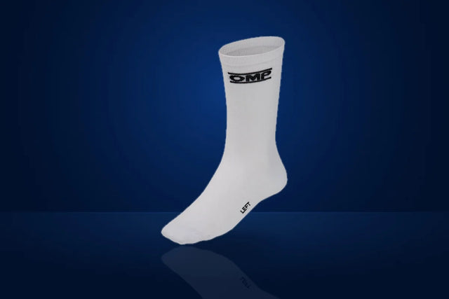 OMP Tecnica Racing Socks, white, FIA 8856-2018