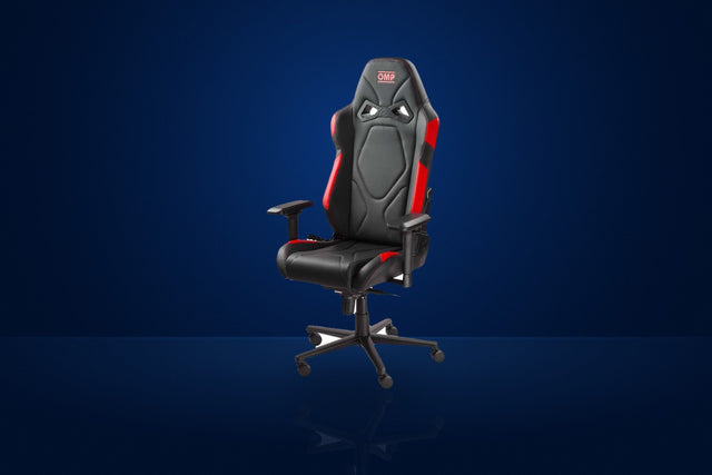 OMP GS Office Chair – Black/Red