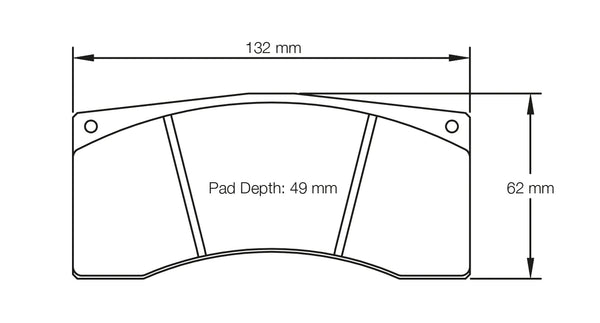 Pagid 1674 Rear Racing Brake Pads for Racing