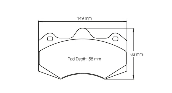 Pagid RSL2 brake pads