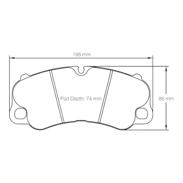 Pagid 4927 Front Racing Brake Pads