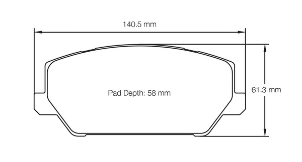 Pagid 7034 Front Racing Brake Pads for HYUNDAI i30 N / Veloster N
