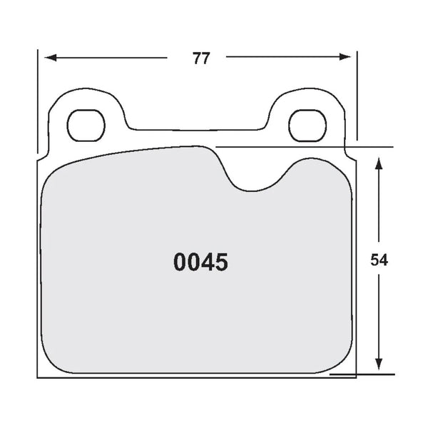 PFC 0045 Front Brake Pads for PORSCHE 911 / 911S 1972-1983