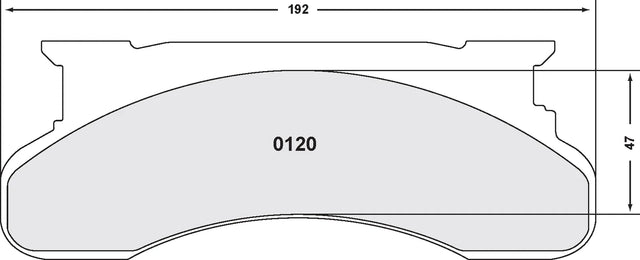 PFC 0120 Front Brake Pads for FORD E250 (76-88) F350