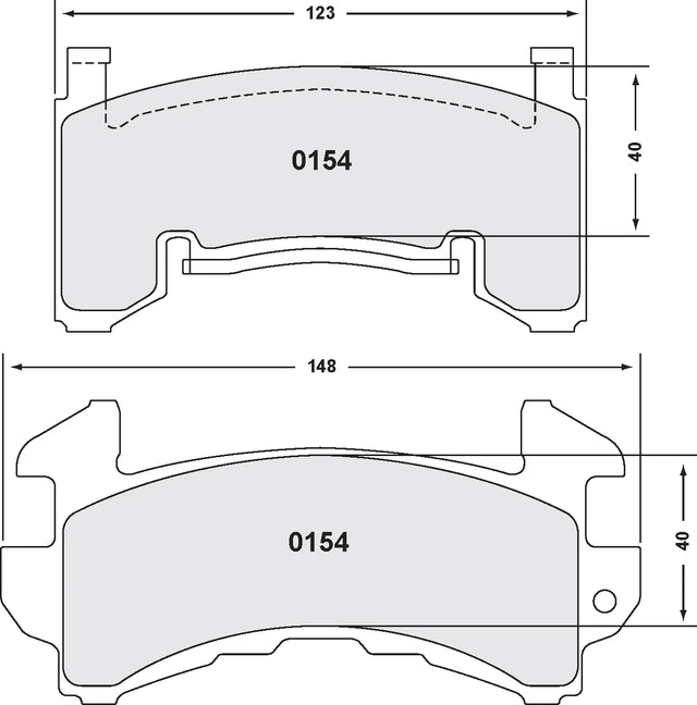 PFC 0154 Brake Pads for CHEVROLET Malibu 1978-1983
