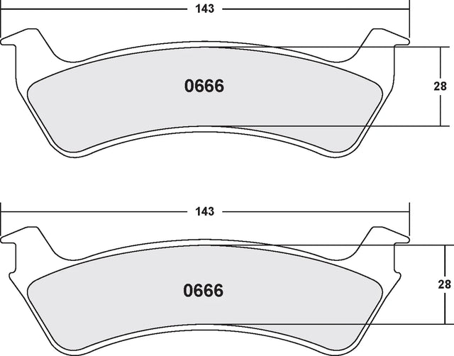 PFC 0666 Brake Pads