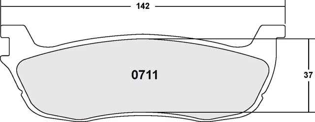 PFC 0711 Rear Brake Pads for FORD F150 1997-2003