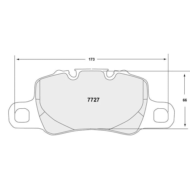 PFC 7727 Rear Brake Pads for PORSCHE 992 GT3 / 991 GT3 / GT3RS / Turbo / 981 Cayman GT4