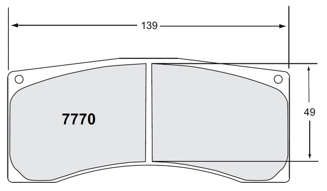 PFC 7770 Rear Brake Pads for RACE