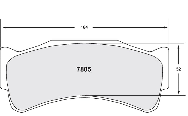 PFC 7805 Front Brake Pads for MCLAREN MP4-12C GT3