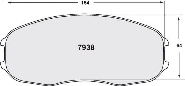 PFC 7938 Brake Pads for ZR38