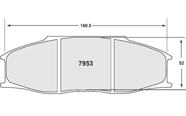 PFC 7953 Brake Pads for BMW Alpina B6 (PFC) GT3