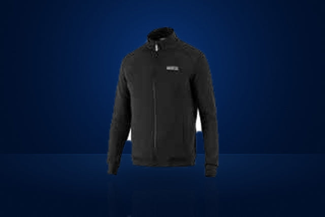 Sparco Full Zip Pro Sweatshirt – Black