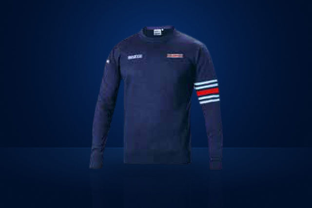 Sparco Martini Racing Cotton Crewneck Sweater – Navy