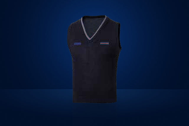 Sparco Martini Racing Knitted Cotton Vest – Navy