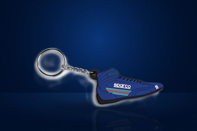 Sparco Martini Racing Shoe PVC Keychain