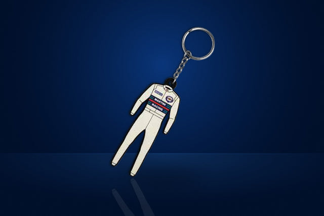 Sparco Martini Racing Suit PVC Keychain