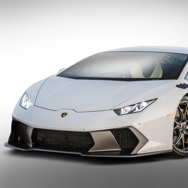 Vorsteiner Front Bumper with Front Spoiler Novara Edizione (Gloss Carbon) for Lamborghini Huracan LP610-4 / LP580-2